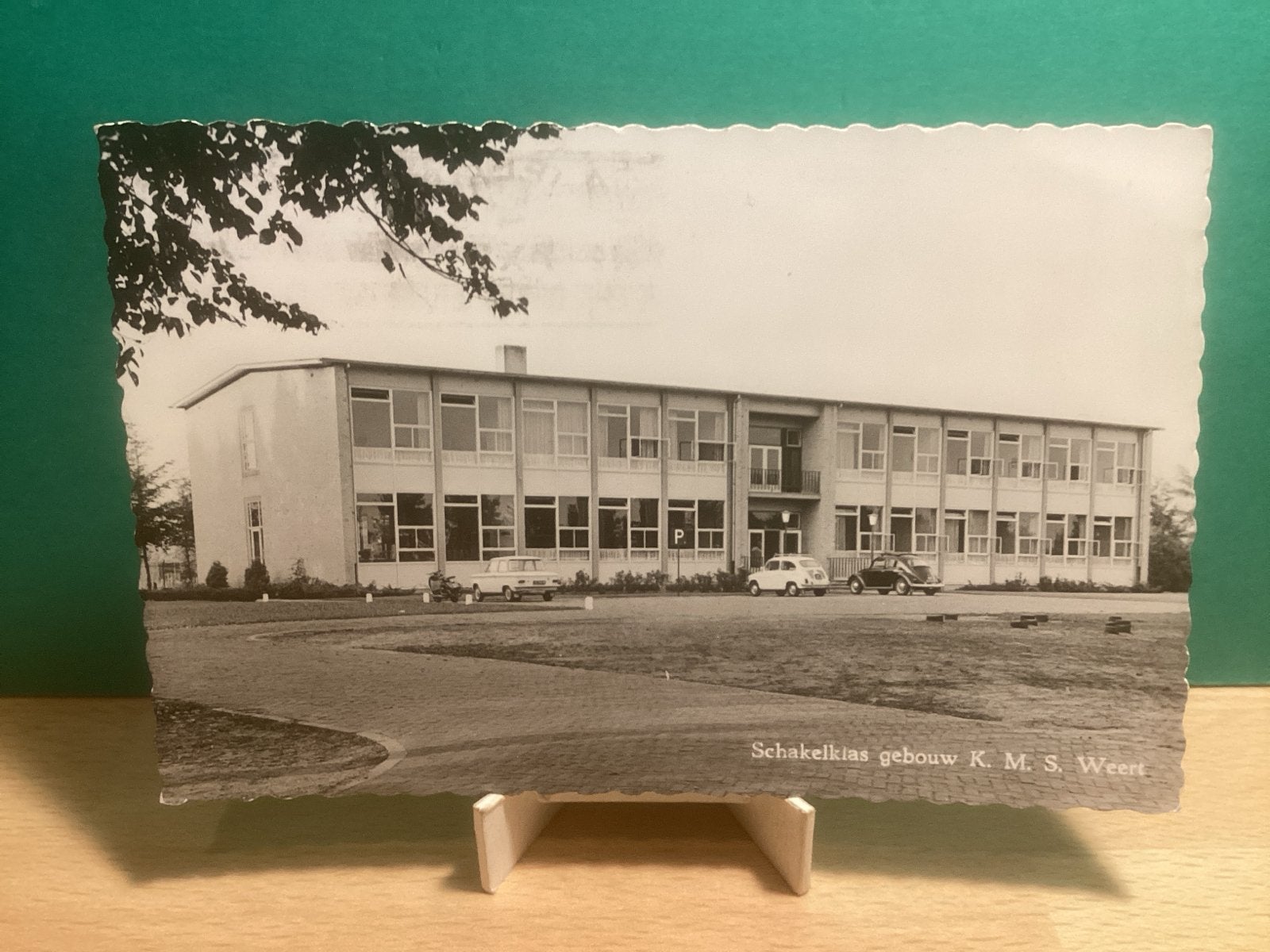 Schakelklas gebouw R.K. M.T.S. Weert.   671, Ophalen of Verzenden, 1960 tot 1980, Gelopen, Limburg