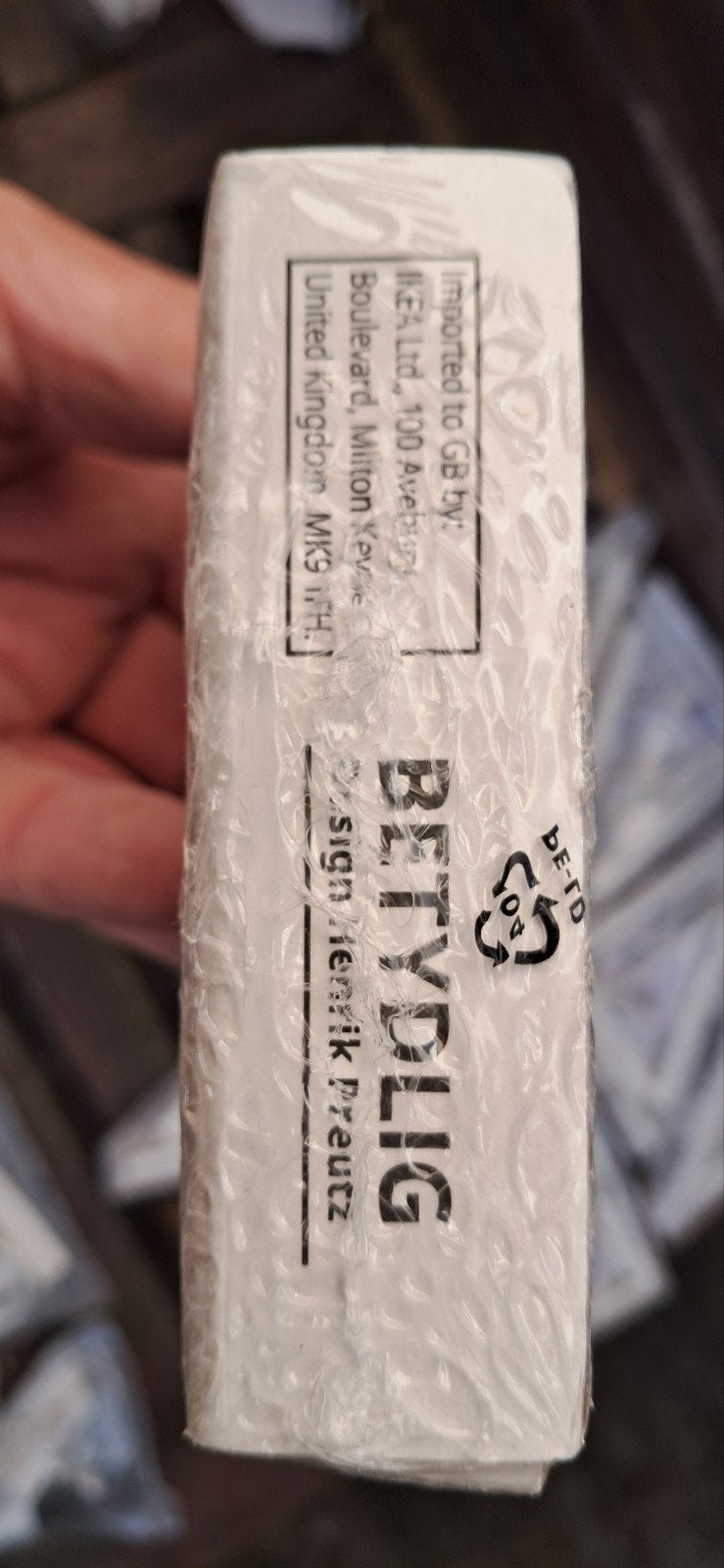 IKEA BETYDLIG Muurbeugel/Plankdrager (Nieuw), Nieuw, Ophalen of Verzenden, Wit, Metaal