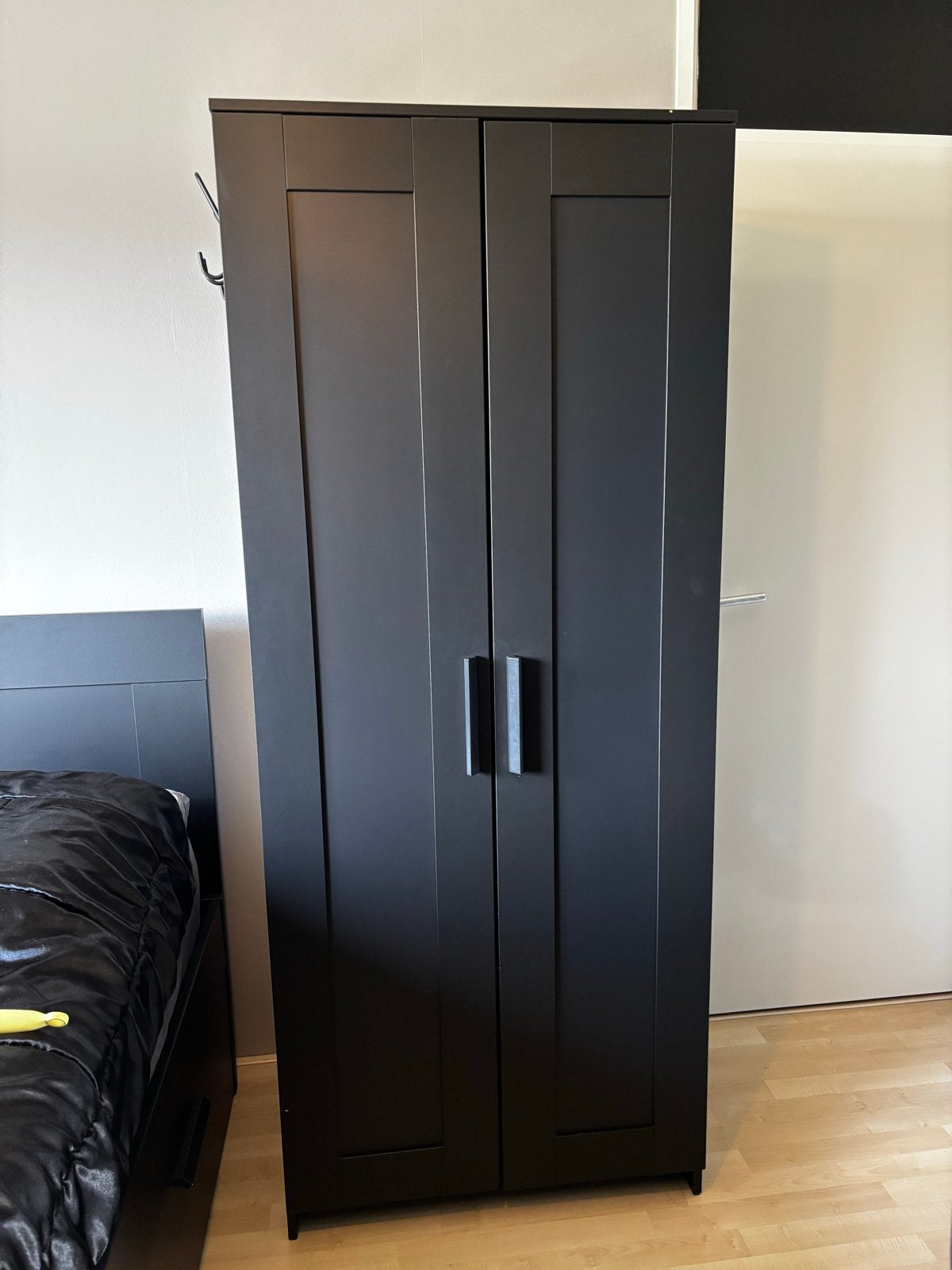 IKEA Brimnes kledingkast zwart 78x50x190cm, Ophalen, Gebruikt, 50 tot 100 cm, 150 tot 200 cm