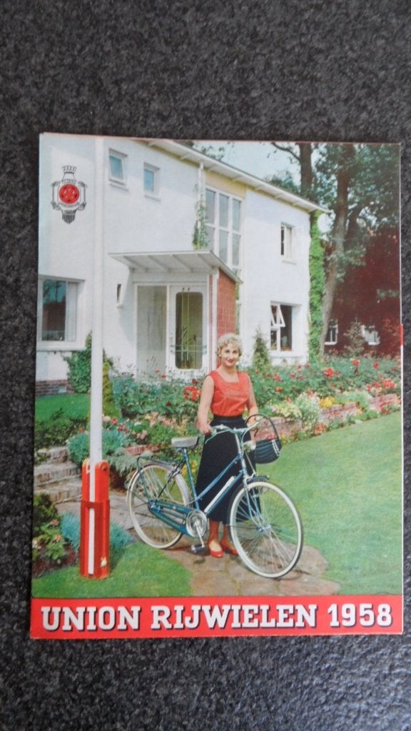 Union rijwielen 1958 rijwielfabriek Den Hulst folder, Verzenden, Zo goed als nieuw