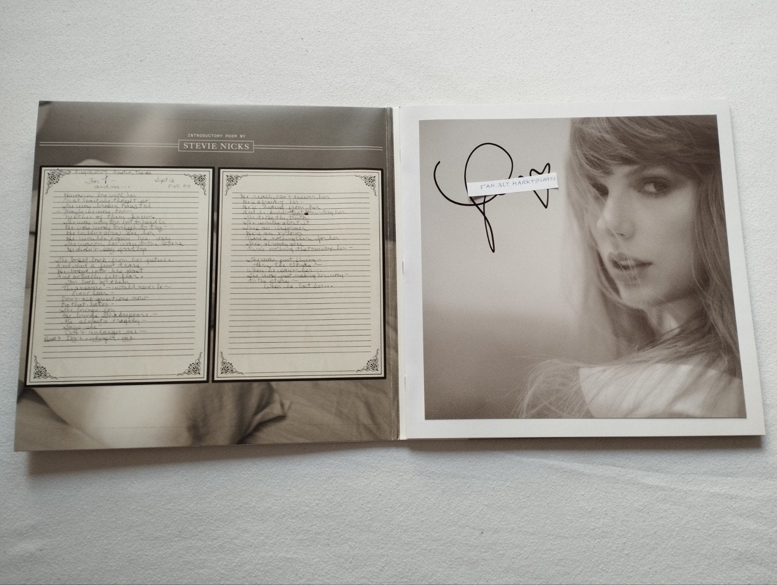 LP met Handtekening Taylor Swift | Tortured Poets Department, Verzamelen, Ophalen of Verzenden, Nieuw, Cd of Plaat, Gesigneerd