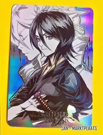Bleach Kuchiki Anime Rainbow Foil Holo Trading Card, Verzenden, Kuifje, Nieuw, Beeldje of Figuurtje