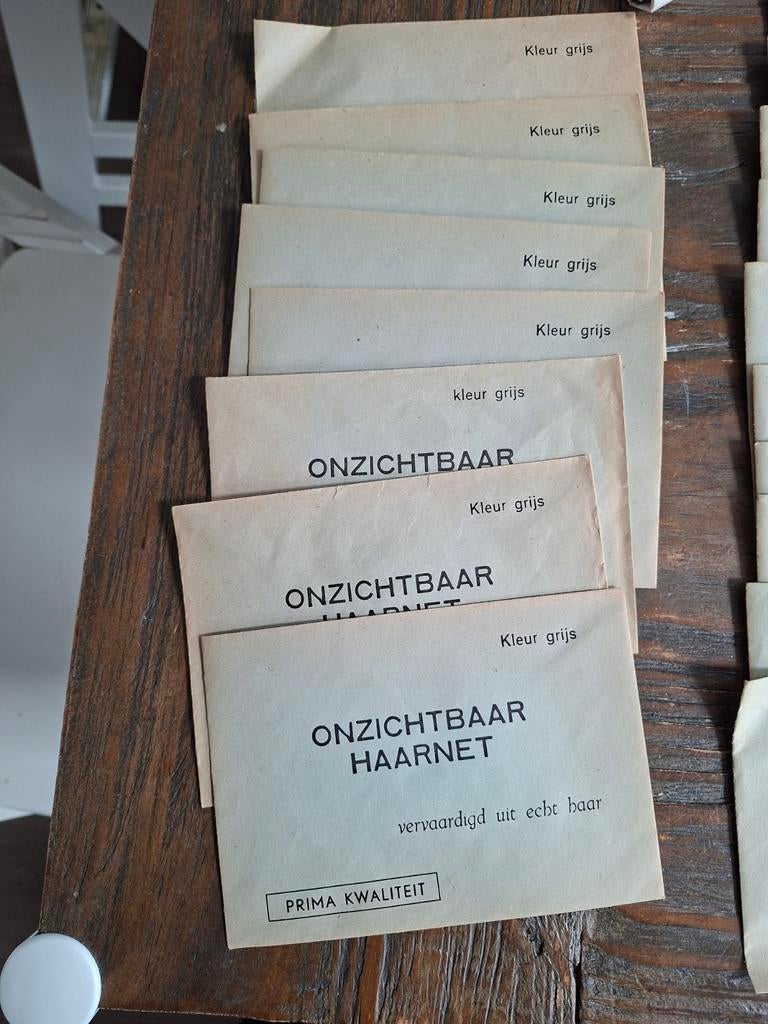 Vintage Onzichtbaar Haarnetje van Echt Haar Jaren '40-'50, Ophalen of Verzenden, Dames