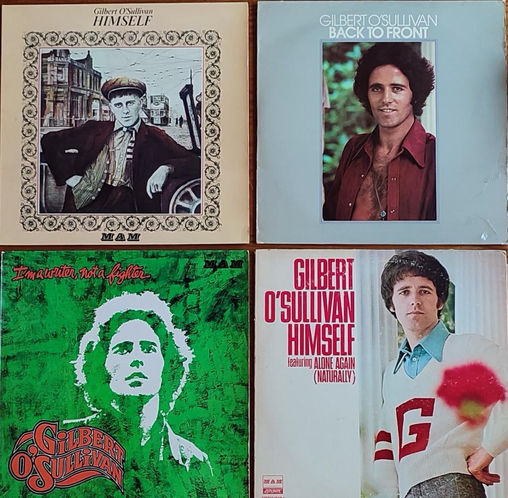 GILBERT O' SULLIVAN - VINYL - 4 X, Ophalen of Verzenden, Gebruikt, 12 inch