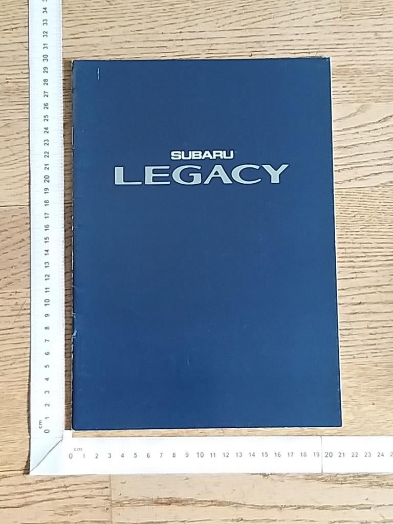 Subaru Legacy brochure 1991, Ophalen of Verzenden, Gelezen, Overige merken
