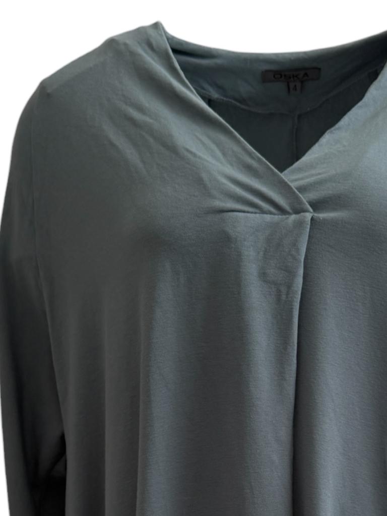 Oska shirt lange mouw XXL, Blauw, Maat 46/48 (XL) of groter, Ophalen of Verzenden, Zo goed als nieuw