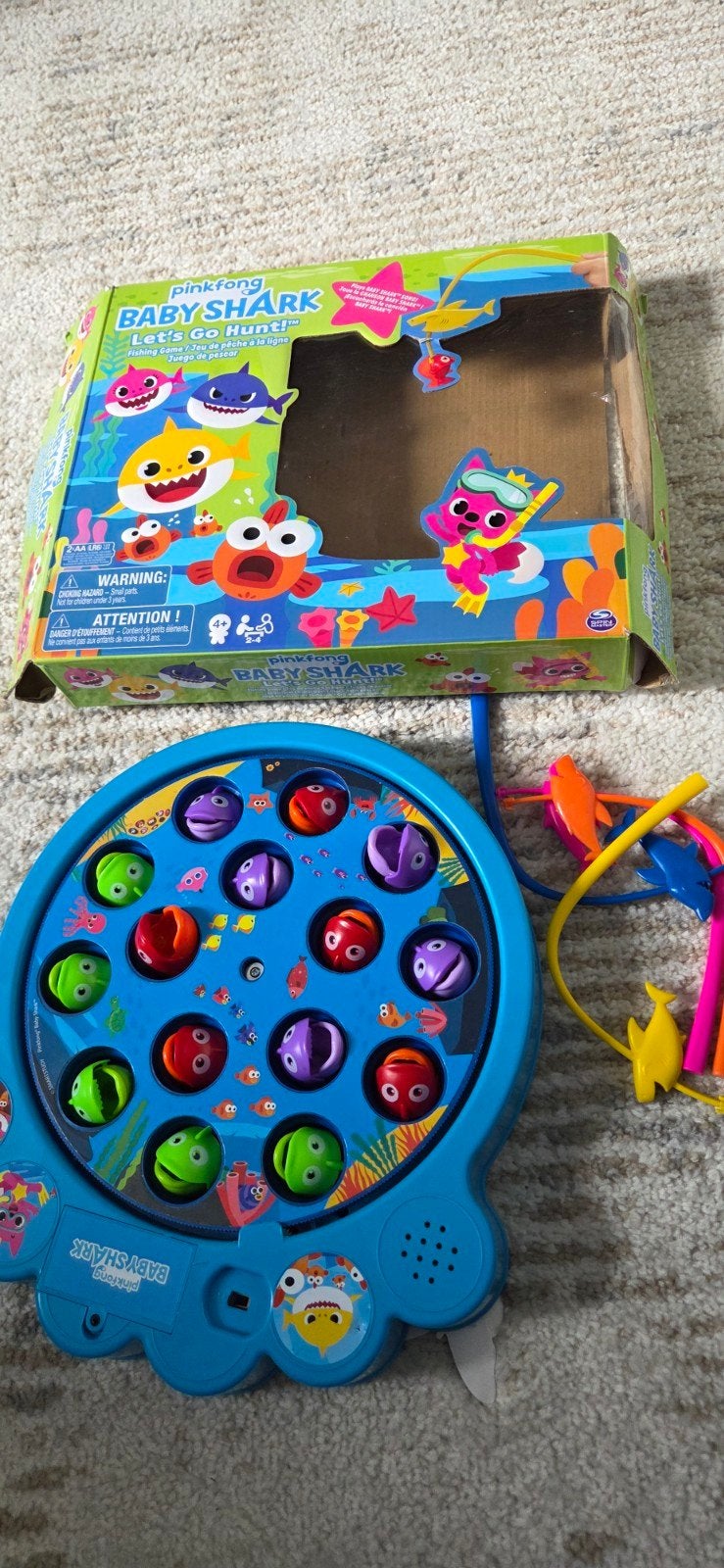 Baby shark vis vangen, Hobby en Vrije tijd, Gezelschapsspellen | Bordspellen, Ophalen