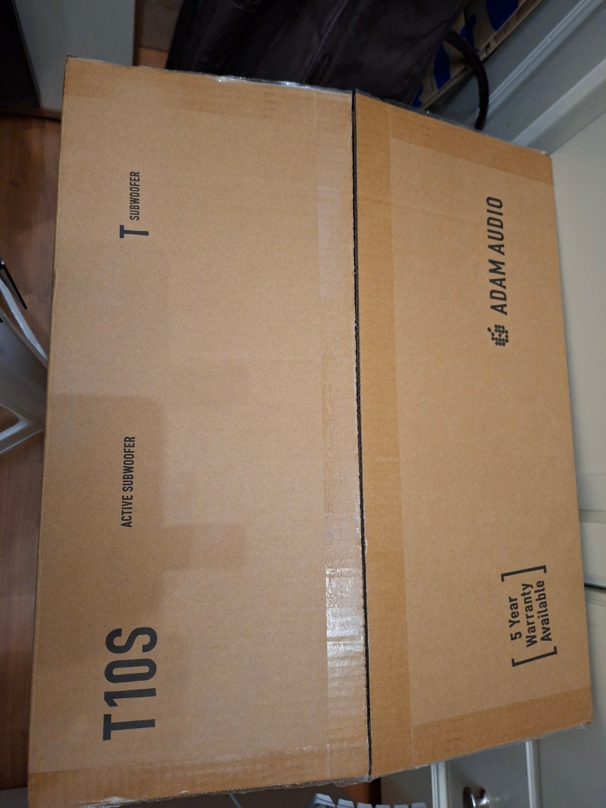 Adam T10S Subwoofer, Doos, 100 cm of meer, 60 cm of meer, Minder dan 35 cm