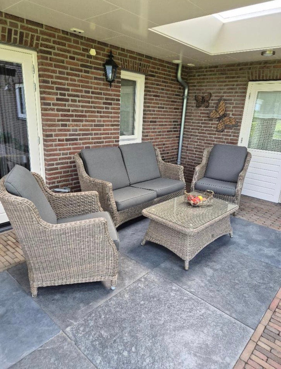 4 Seasons Outdoor Brighton Loungeset Nieuwprijs €3599!, Ophalen of Verzenden, Zo goed als nieuw, Aluminium, Bank