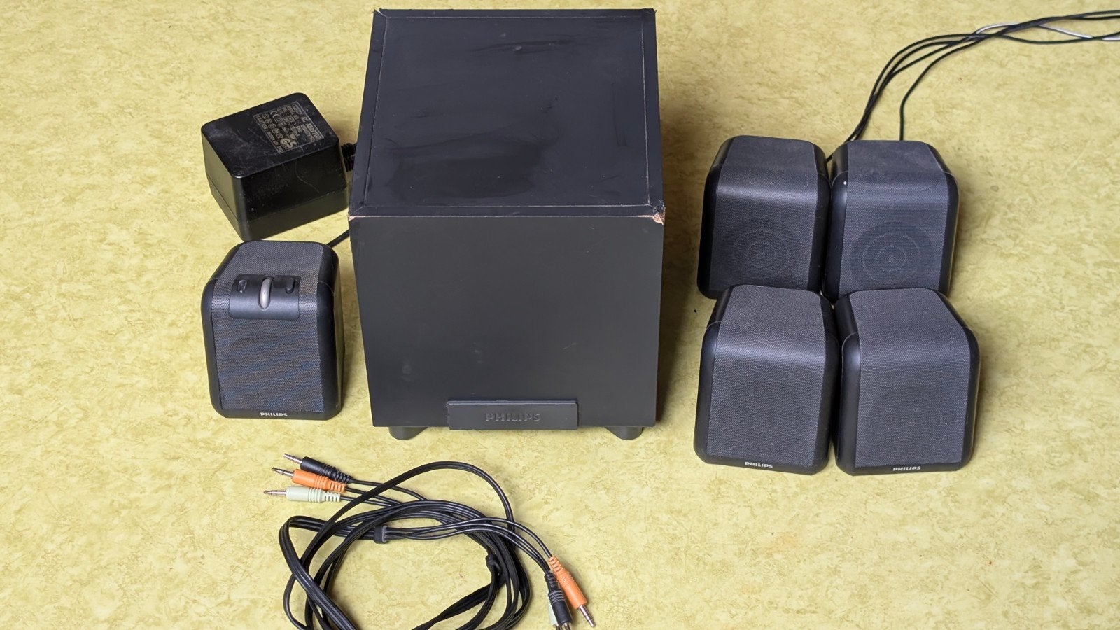 Philips Dolby 5.1 Sound type A2.610, Computers en Software, Ophalen, Gebruikt, Audiokanaal 5.1, Philips