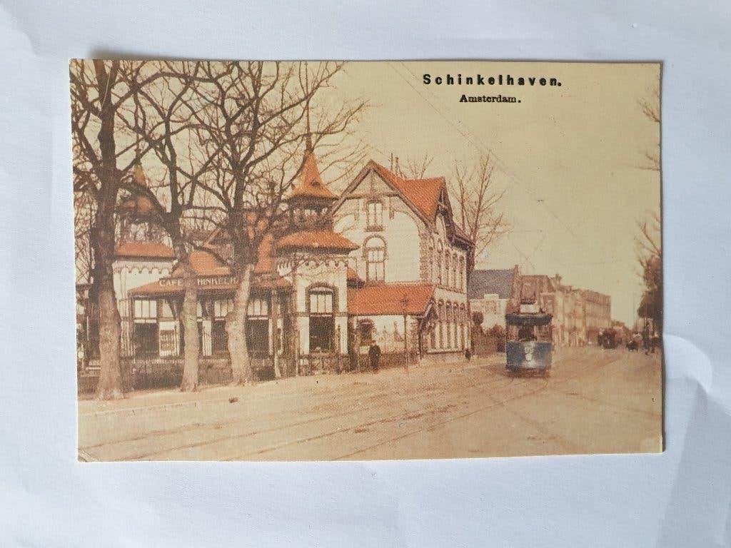 Ansichtkaart 1975 - Amsterdam 700 jaar - Schinkelhaven (.), Verzamelen, Ansichtkaarten | Nederland, Ophalen of Verzenden, 1960 tot 1980