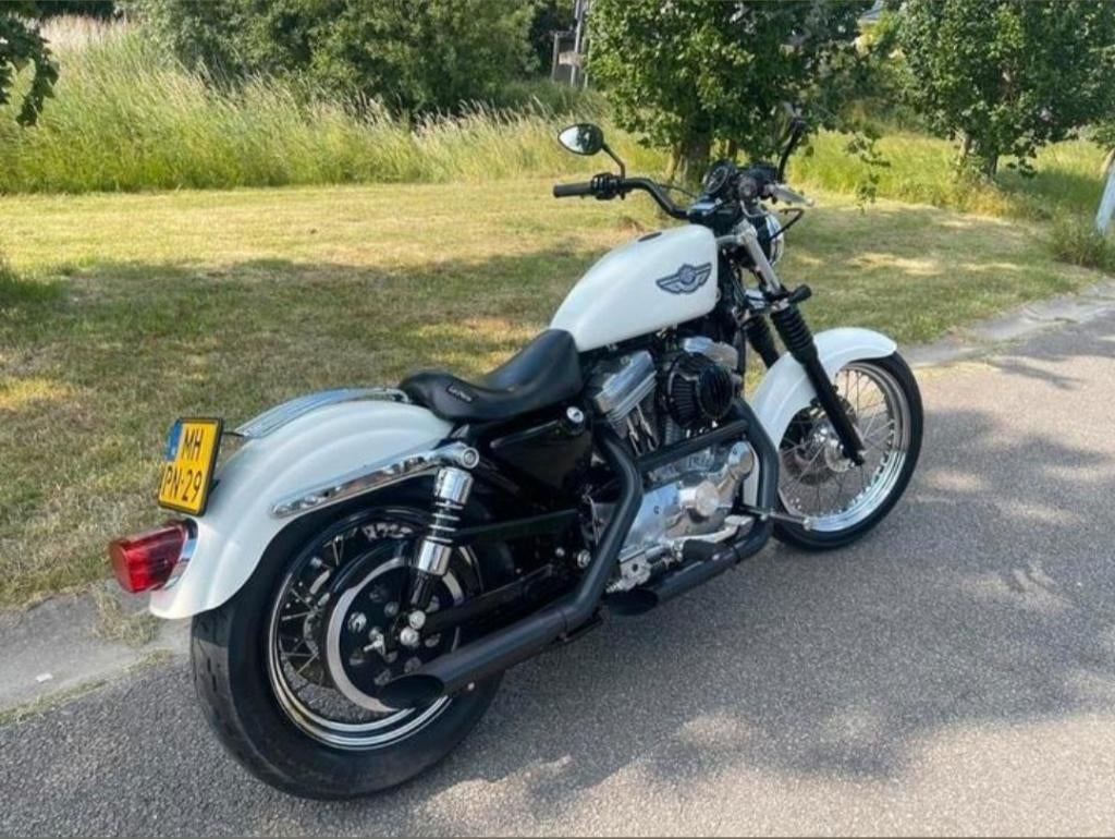 Harley Davidson XLH 883 Hugger 5HD 2003 Anniversary 100 jaar, Motoren, Motoren | Harley-Davidson, Sportuitlaat, 2 cilinders, Occasion