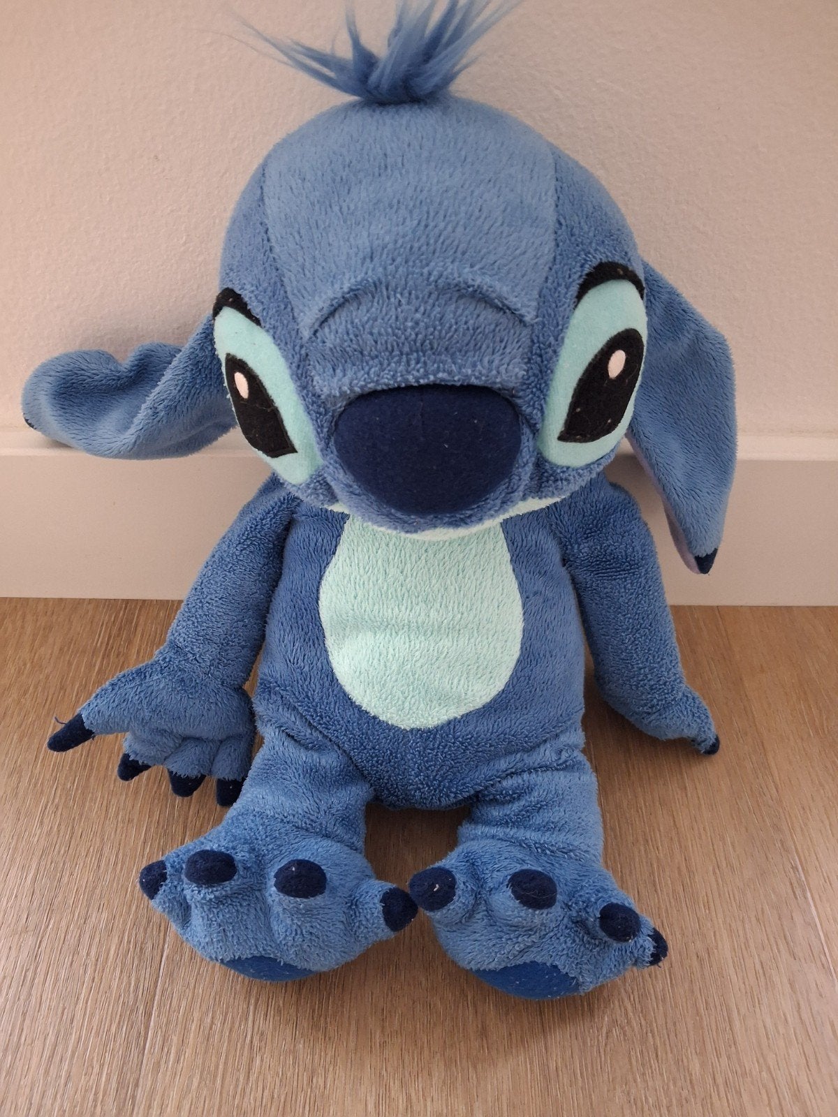 Knuffel Stitch blauw monster korrels billen L572, Ophalen of Verzenden, Zo goed als nieuw, Overige typen