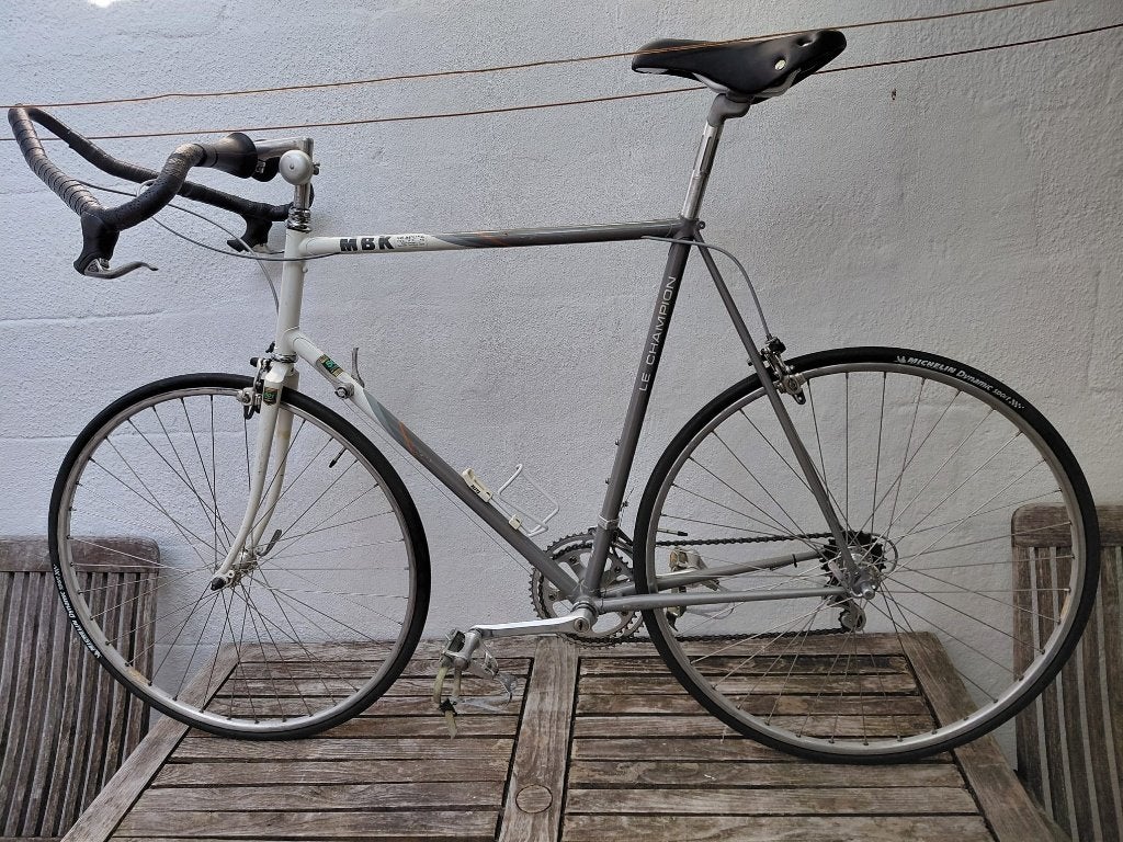 klassieke racefiets MBK 63cm frame goed onderhouden, Fietsen en Brommers, Fietsen | Racefietsen, 28 inch, Gebruikt, 10 tot 15 versnellingen