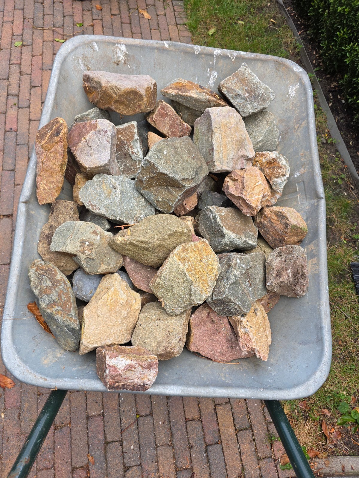 Gratis keien type grauwacke (2800-3000 kg) zelf ophalen, Tuin en Terras, Grind, Keien en Split, Ophalen, Zo goed als nieuw, Kei