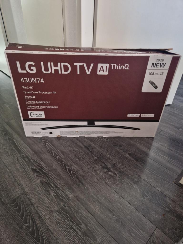 LG smart tv 43 inch in doos wifi, Ophalen, 50 Hz, Zo goed als nieuw, 100 cm of meer