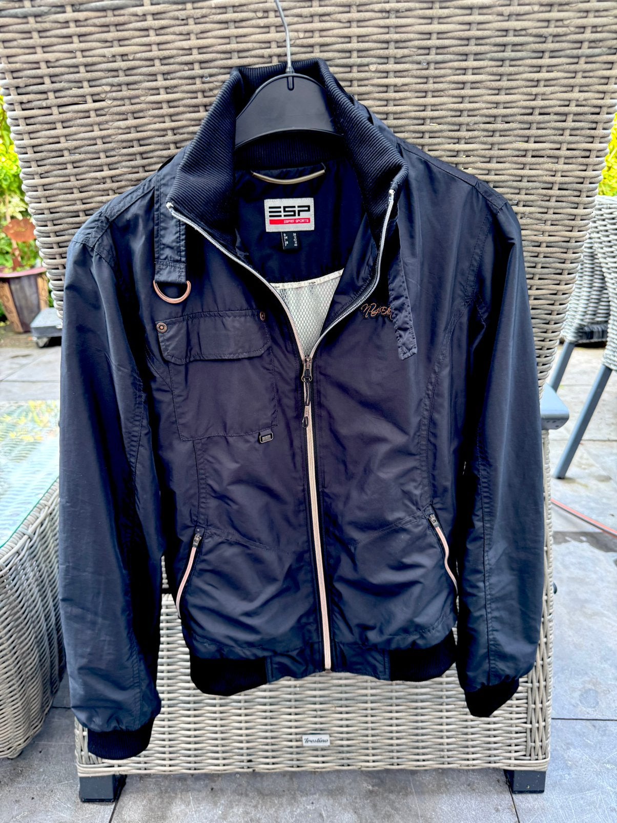 Esprit sportjack M zwart, Kleding | Dames, Sportkleding, Ophalen of Verzenden, Zo goed als nieuw, Maat 38/40 (M), Zwart