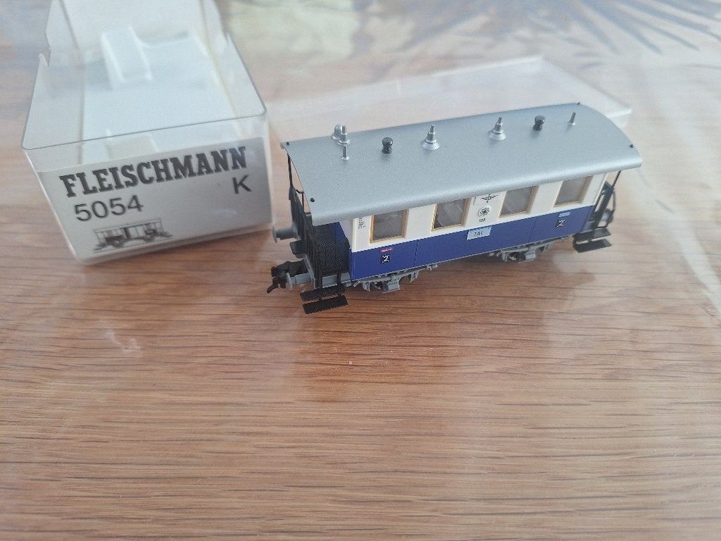 Fleischmann edelweis lokal bahn rijtuig, Hobby en Vrije tijd, Modeltreinen | H0, Ophalen, Gelijkstroom, Fleischmann, Wagon