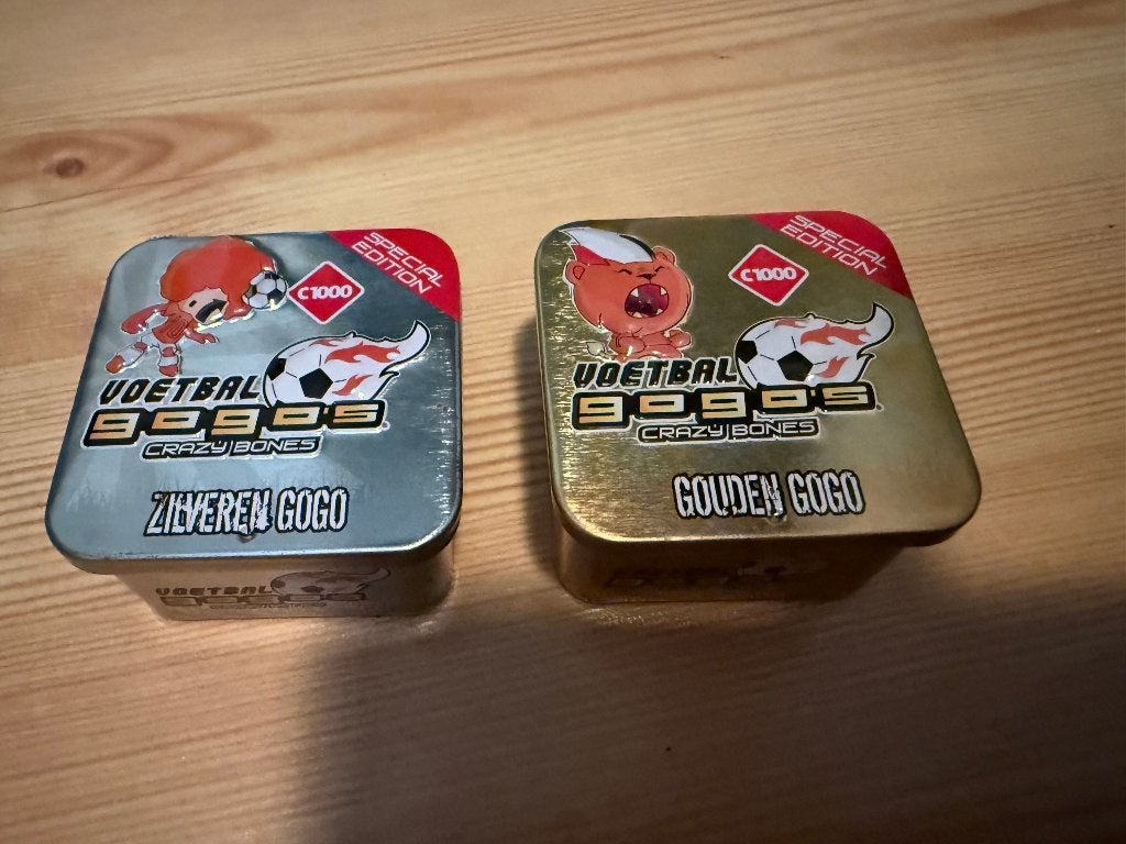 Voetbal GoGo's C1000 - Goud en Zilver -  als nieuw, Ophalen of Verzenden, Zo goed als nieuw