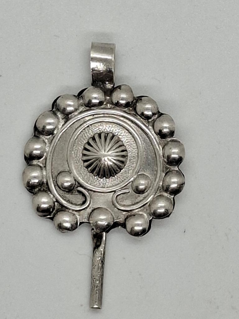 Zilveren Vintage Zakhorlogesleutel - 835 Zilver, Ophalen of Verzenden, Zilver, Overige typen