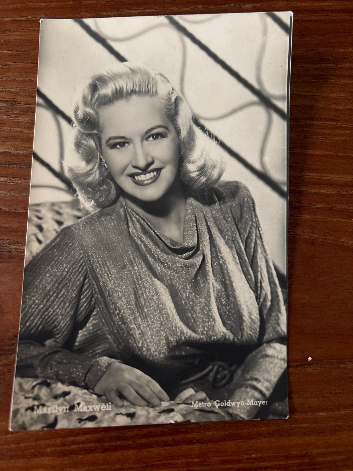 Marilyn Maxwell - Originele Foto - Metro Goldwyn-Mayer, Verzamelen, Gebruikt, Foto, Ophalen of Verzenden, Voor 1940