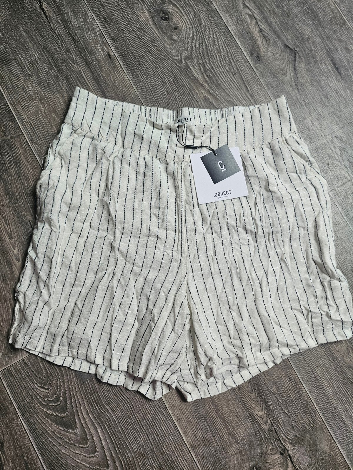 Nieuwe Object gestreepte shorts maat 36, Kleding | Dames, Kort, Wit, Object, Nieuw