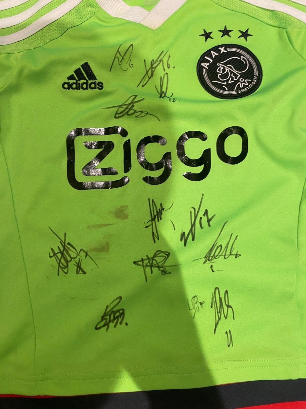 Ajax shirt 2019 met handtekeningen vrouwen, Ophalen, Gebruikt, Ajax, Shirt