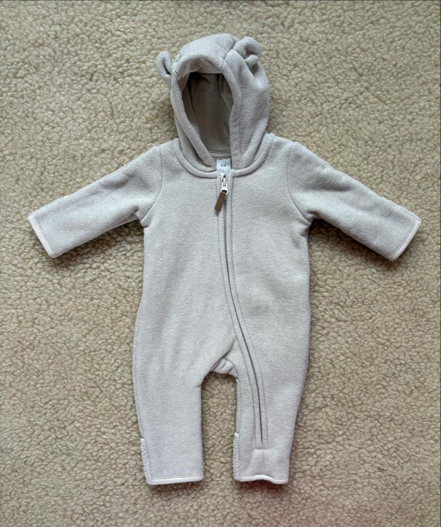 Fleece overall met capuchon, Ophalen of Verzenden, Zo goed als nieuw, Jongetje of Meisje, Pakje