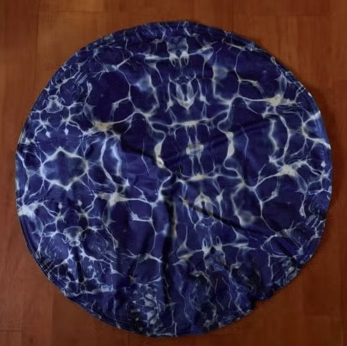 Ronde cooling pad honden / katten, koelmat pet; waterlook, Ophalen of Verzenden, Nieuw