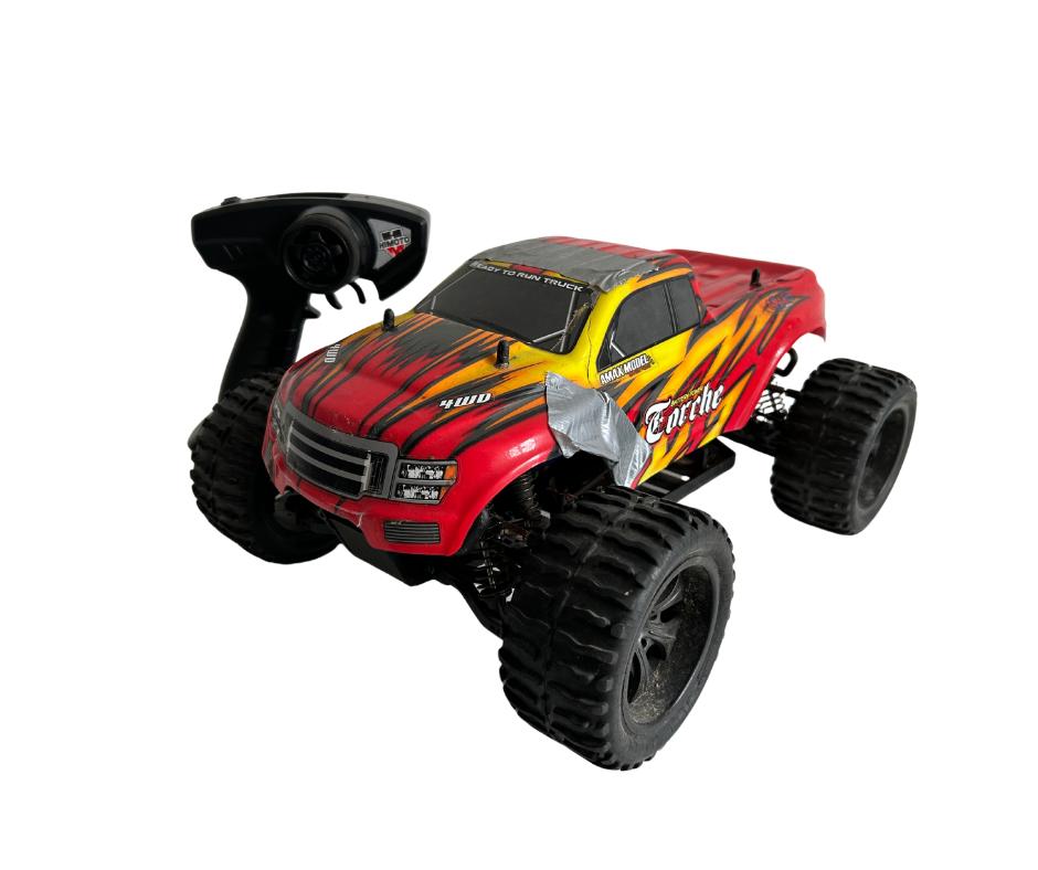 Himoto Torche 2,4ghz Amax model 4WD 1/10 rc auto, Elektro, Gebruikt, Auto offroad, Ophalen of Verzenden