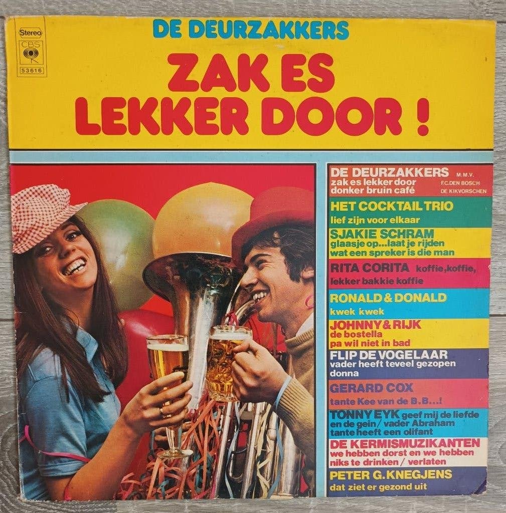 Zak Es Lekker Door  (Verzamel LP), LP, Gebruikt, Fotohoes, Ophalen of Verzenden