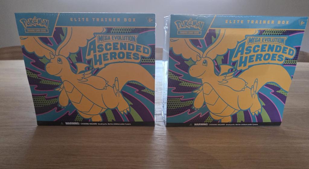 Pokémon Mega Evolution Ascended Heroes Elite Trainer Box, Hobby en Vrije tijd, Verzamelkaartspellen | Pokémon, Zo goed als nieuw