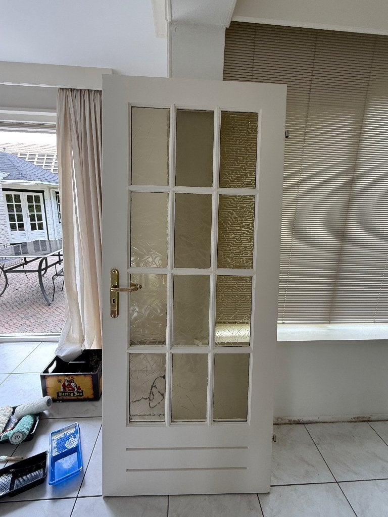Opdek deuren, Doe-het-zelf en Verbouw, Deuren en Horren, Ophalen, Gebruikt, 80 tot 100 cm, Binnendeur