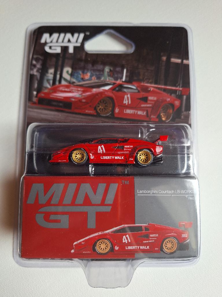 Mini GT Lamborghini Countach, Hobby en Vrije tijd, Modelauto's | Overige schalen, Auto, Unknown, Nieuw, Ophalen of Verzenden