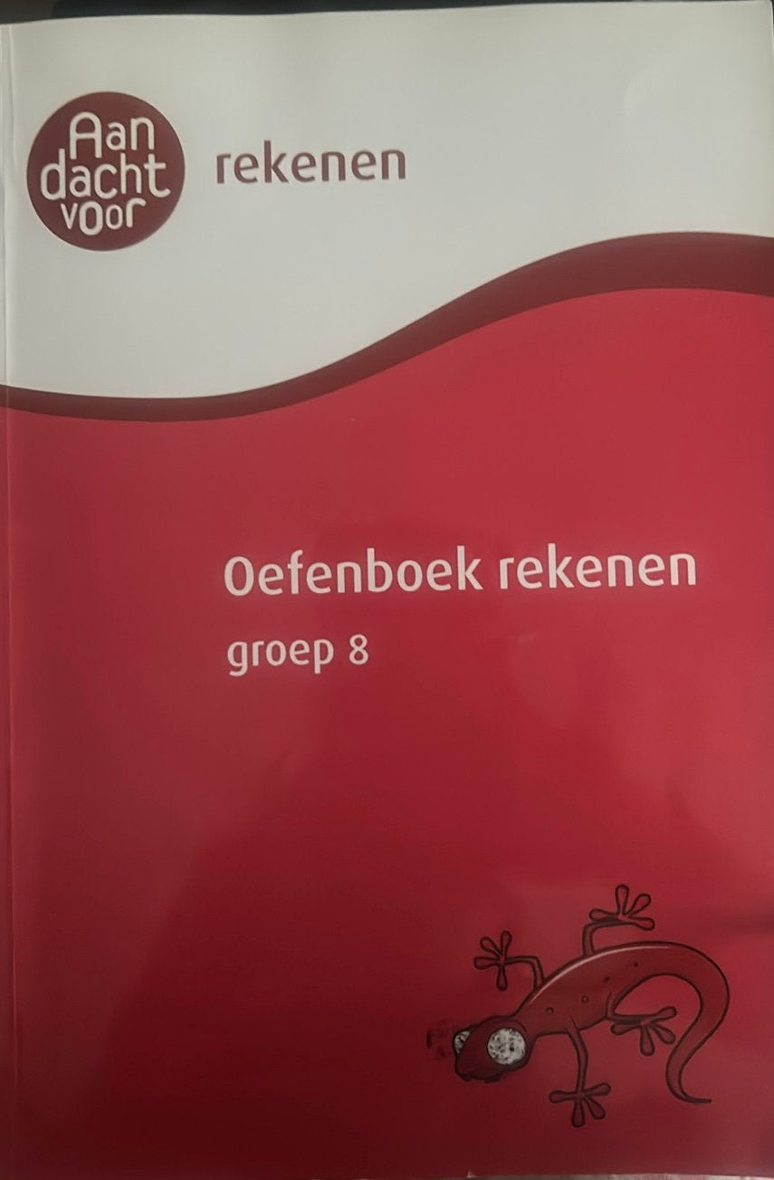 Oefenboek aandacht voor rekenen groep 8 ideaal voor Cito IEP, Ophalen of Verzenden, Zo goed als nieuw, Overige niveaus, Nederlands