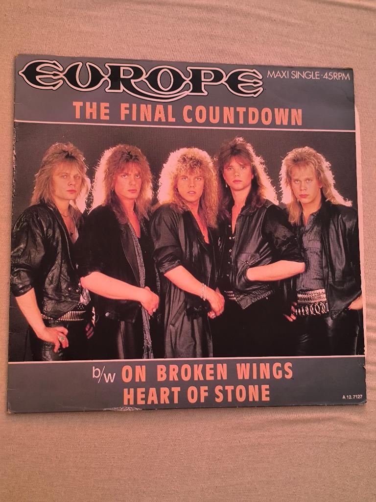 Europe- The Final Countdown (1986) Maxi Single, 1980 - 1989, Ophalen of Verzenden, Zo goed als nieuw, 12 inch