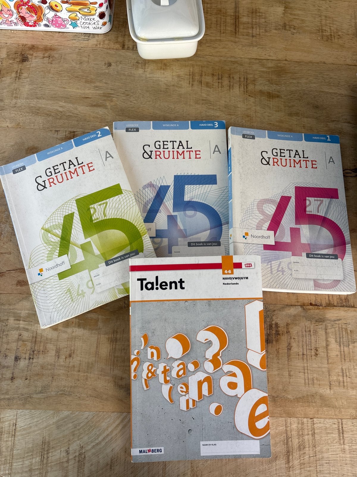 Wiskunde A boeken Getal & Ruimte en Talent HAVO, Boeken, Ophalen of Verzenden, Gelezen, HAVO, Wiskunde A