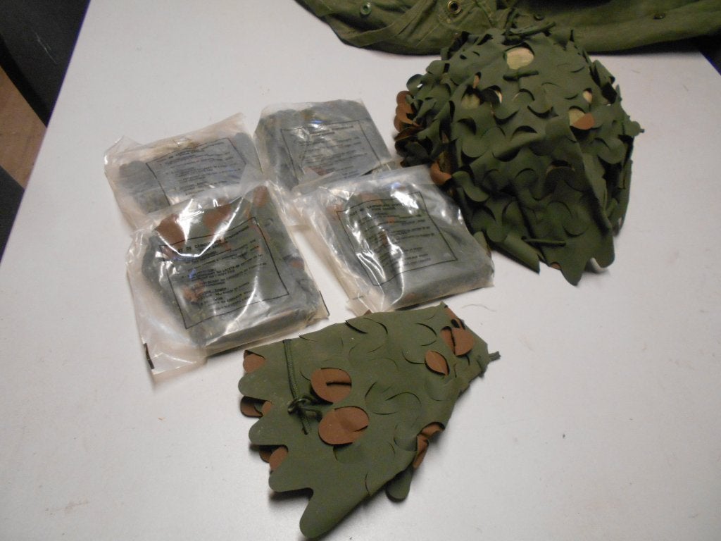 Camouflage net voor helm (helmovertrek) Frans leger, Ophalen of Verzenden, Landmacht, Overige gebieden, Helm of Baret