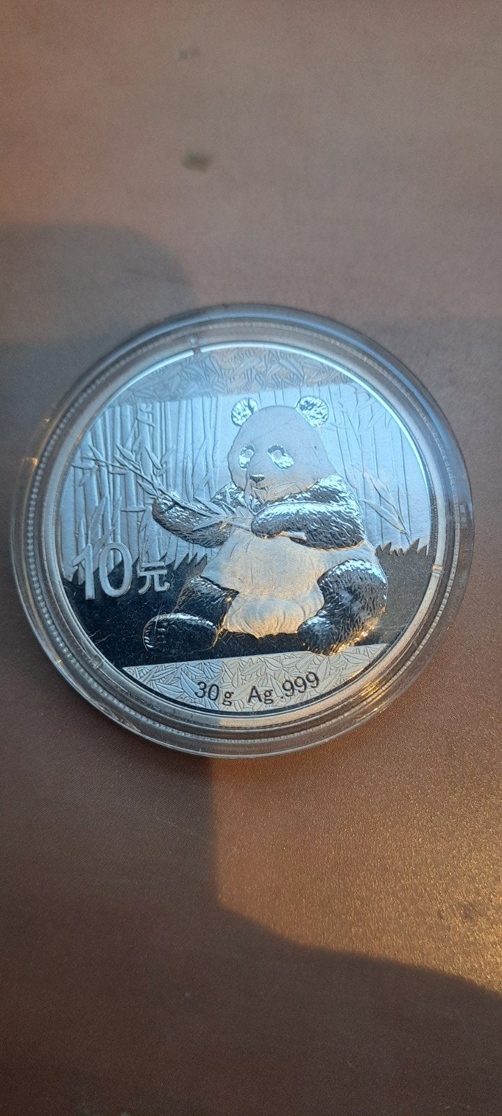 Zilveren Panda Munt 2017 - 30 gram Ag .999, Ophalen of Verzenden, Overige landen, Losse munt, Zilver