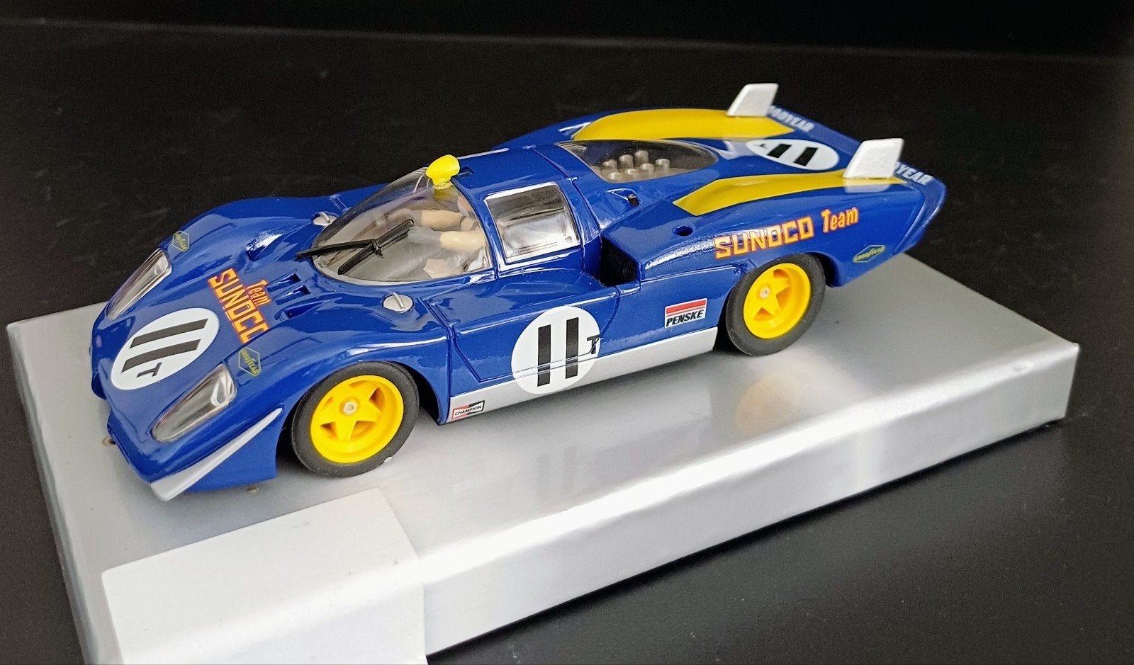 Slotcar 1:32 Fly Ferrari 512S Sunoco, Ophalen of Verzenden, Zo goed als nieuw, Elektrisch, Overige merken