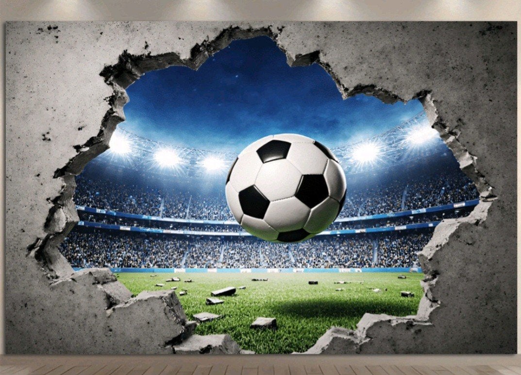 Oersterk groot decordoek wk voetbal maarliefst 4 mtr breed, Ophalen of Verzenden