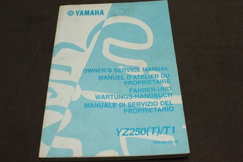 Yamaha YZ250 T1 2004/05 motorcycle owner's / service manual, Ophalen of Verzenden, Yamaha