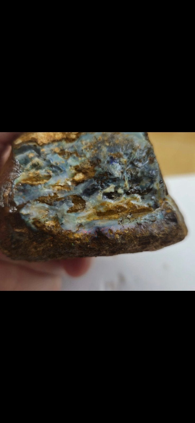 Grote Boulder Opaal uit Australië - 230 gram, Sieraden, Tassen en Uiterlijk, Edelstenen, Ophalen of Verzenden, Nieuw
