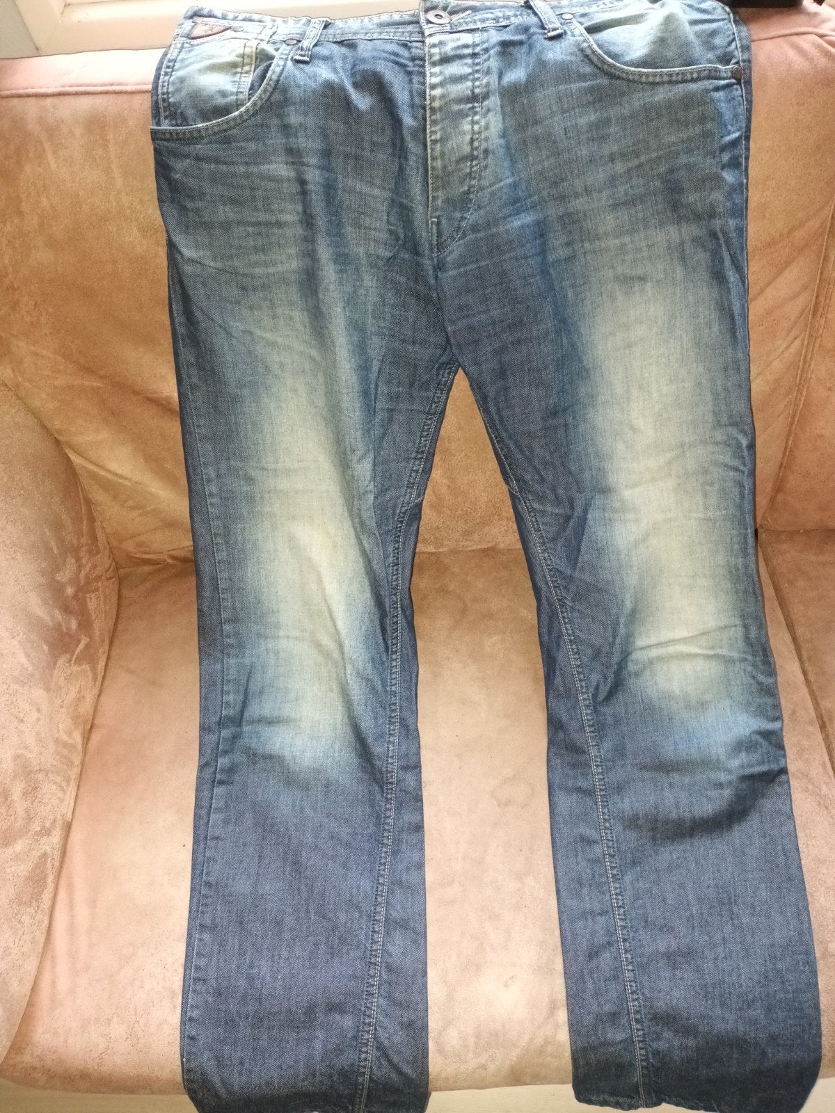 Stoere blauwe jeans, maat W36-W38, lois, W36 - W38 (confectie 52/54), Onbekend, Blauw, Ophalen of Verzenden