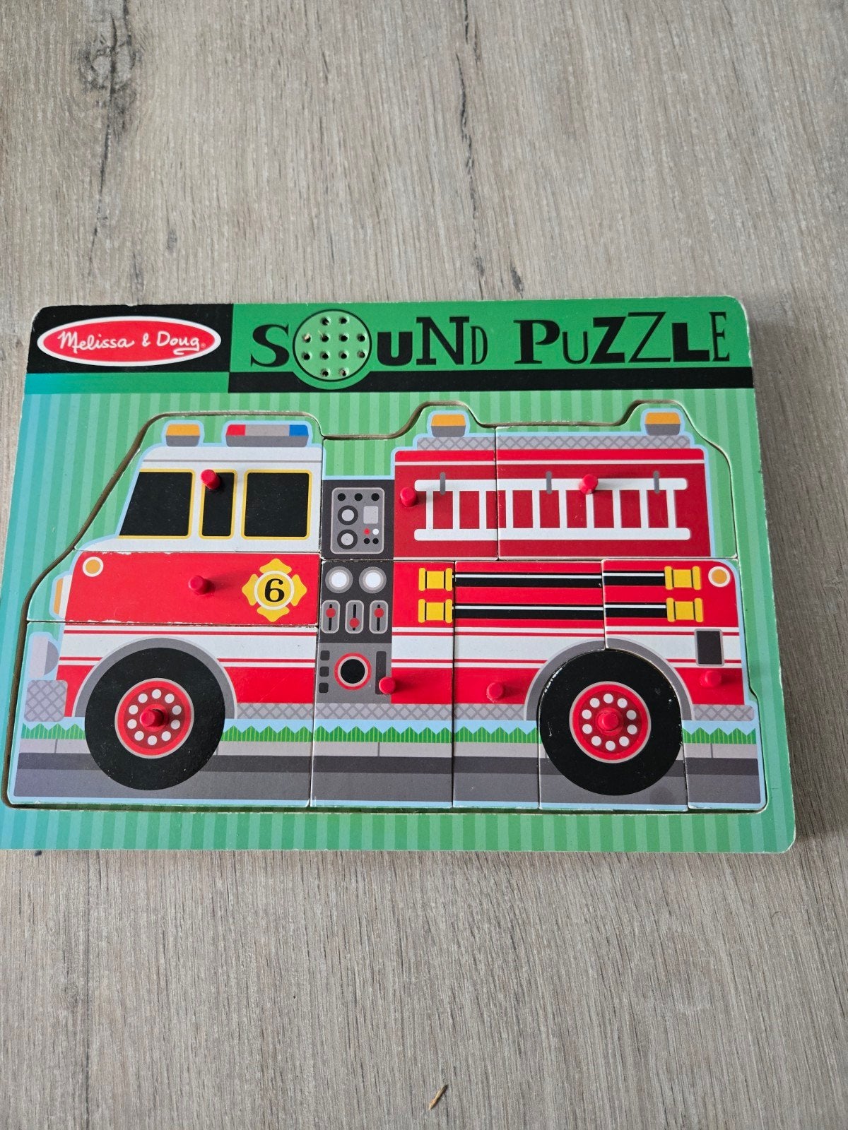 Melissa & Doug Brandweer Sound Puzzel, Ophalen of Verzenden