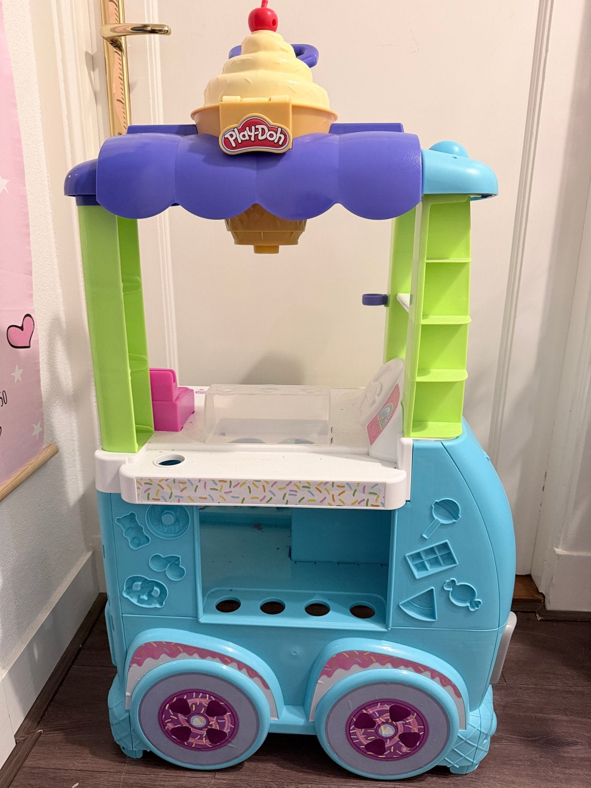 Play-Doh IJscokar met accessoires, Ophalen, Gebruikt, Jongen of Meisje