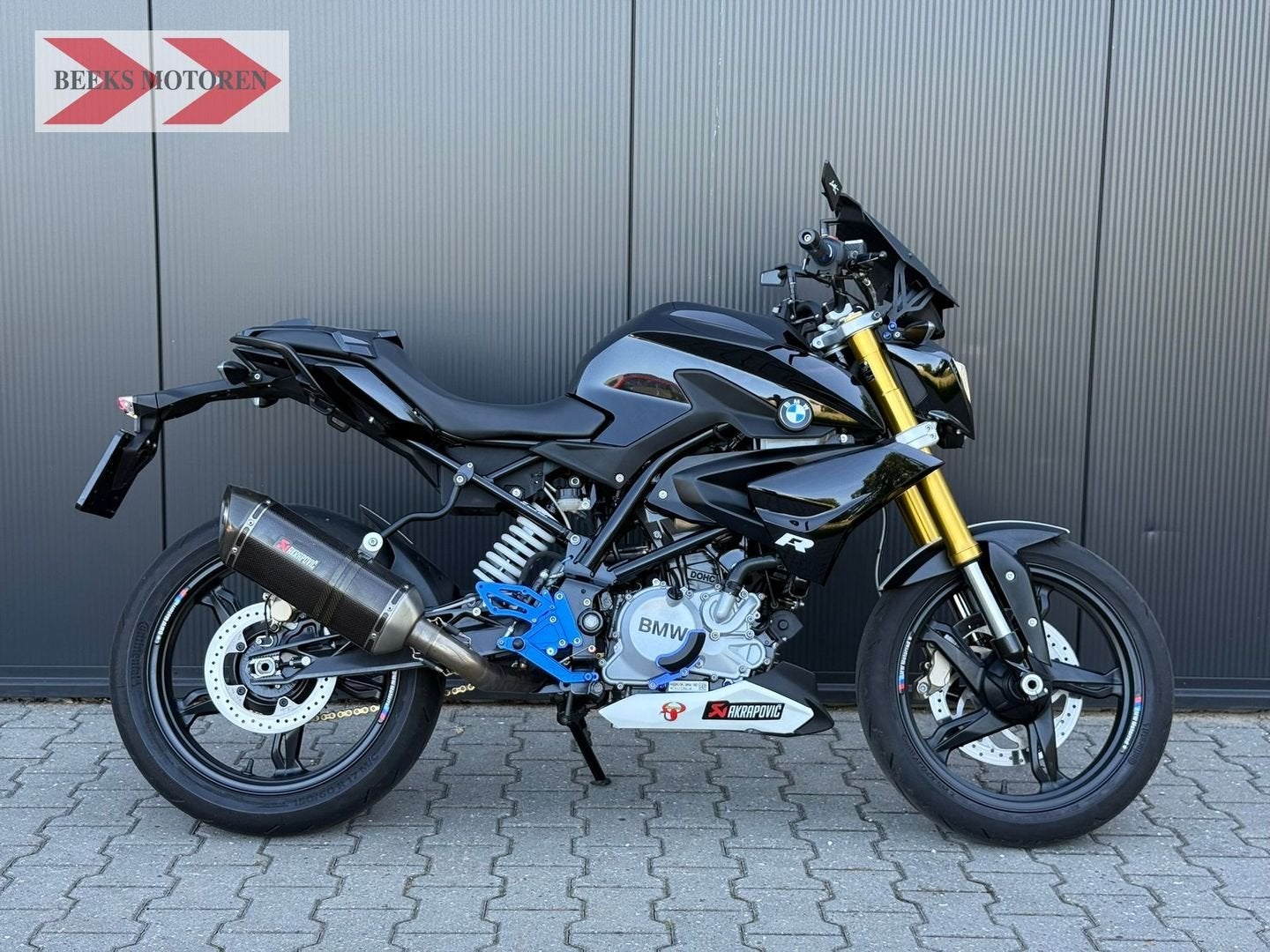 NETTE BMW G 310 R ABS 2017 - Akrapovic - Led - A2, Motoren, 313 cc, Bedrijf, Onbekend, Onbekend