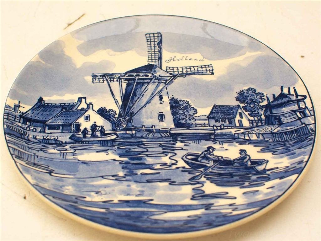 Delft wandbord 36357, Ophalen of Verzenden, Gebruikt