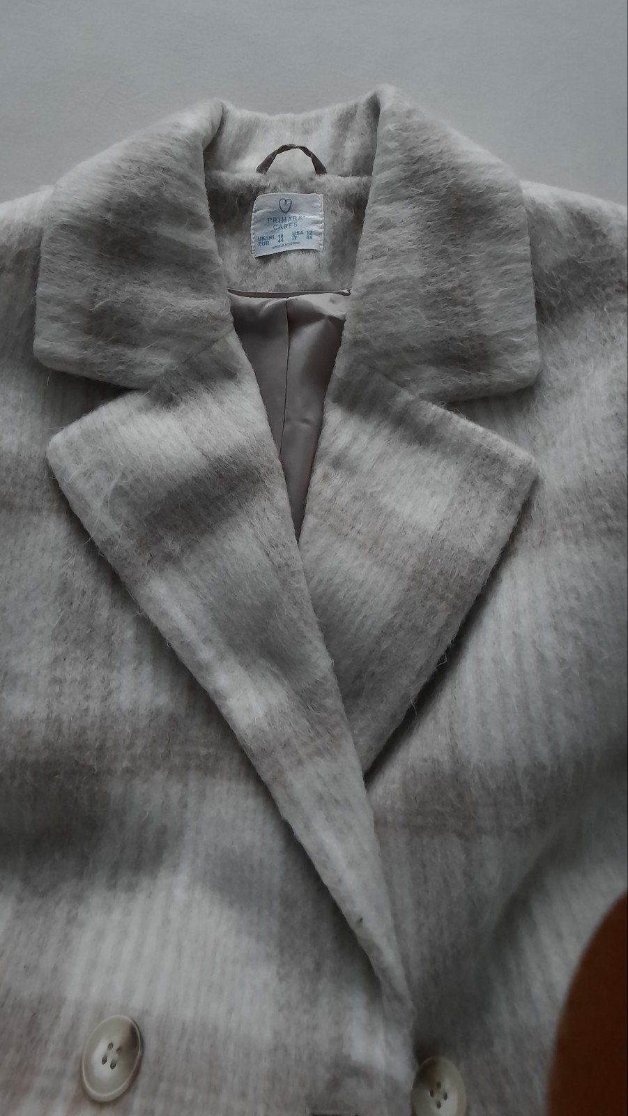 Trenchcoat - mantel - beige & ecru - maat 44 - primark, Primark, Ophalen of Verzenden, Zo goed als nieuw, Beige