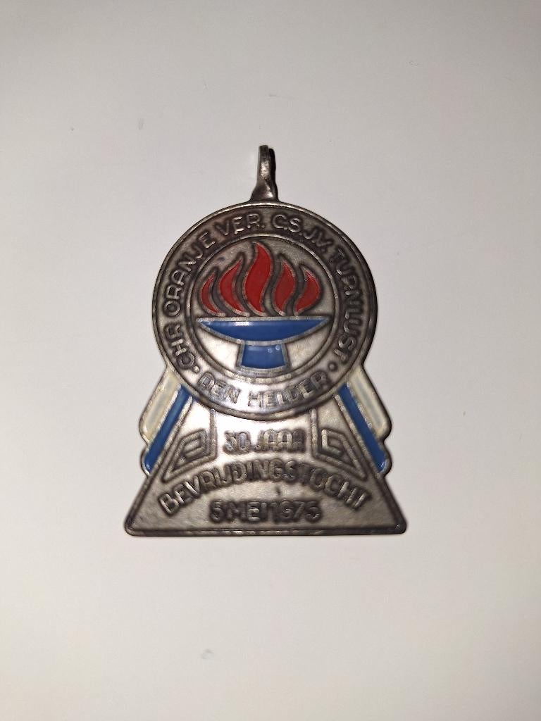 Medaille 30 Jaar Bevrijdingstocht 5 Mei 1975, Ophalen, Overige materialen, Nederland